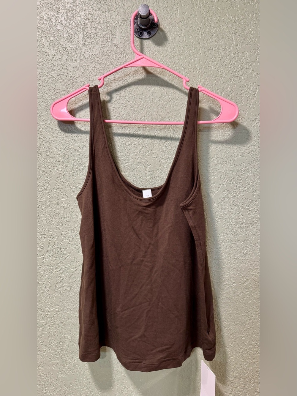 Lululemon Brown Be calm V Neck Tank NWT S
